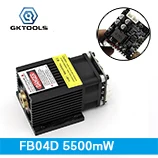 GKTOOLS 445nm 2500 мвт 12 В лазерный модуль DIY гравировальный станок с ЧПУ по дереву станок для резки поддержка ttl/мощности с ШИМ Регулируемый Фокусируемый FB042500