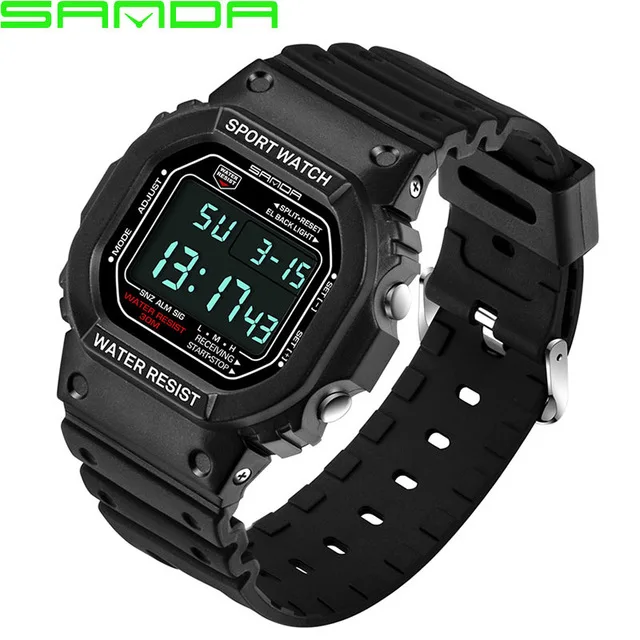 2016 брендовые модные часы SANDA мужские водонепроницаемые спортивные военные G Style