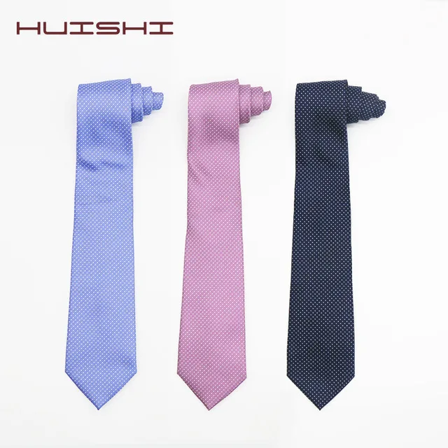 HUISHI, 8 см, обтягивающие, модные, в горошек, галстуки для мужчин, тонкий, полиэстер, для шеи, галстук в горошек, мужские, Полиэстеровые Галстуки для нежных мужчин