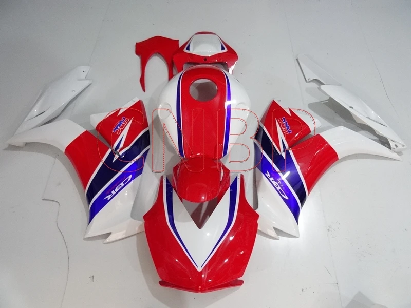 Комплекты обтекателей CBR1000 RR 2008-2011 красно-белые гоночные строительные комплекты