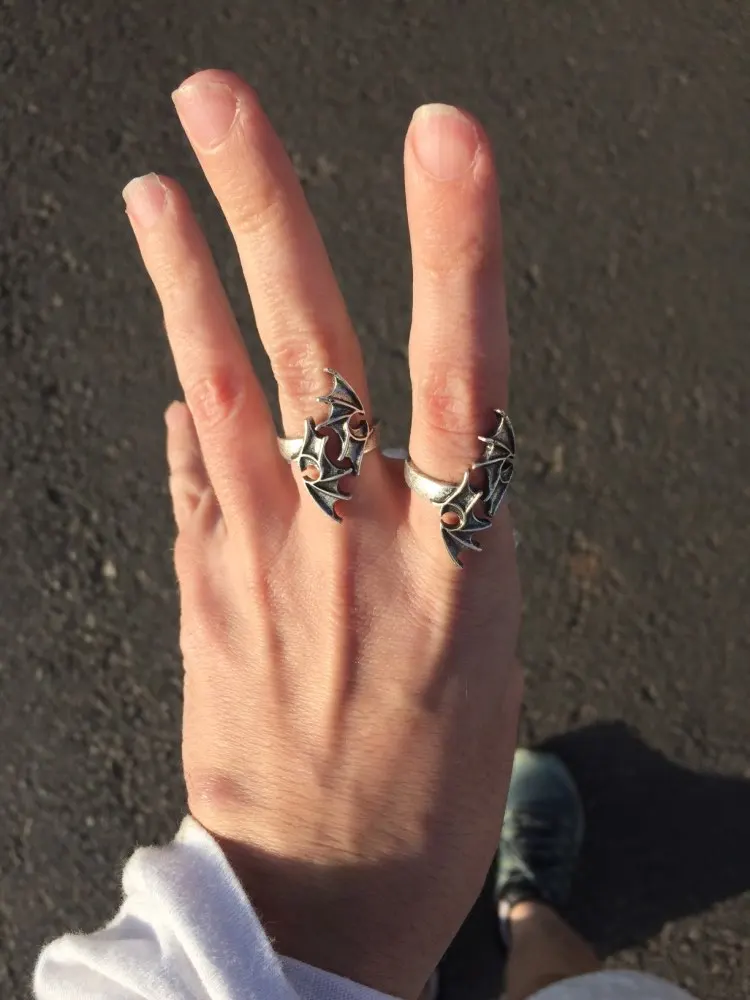 1 шт. кольцо вампира Панк готическое крылья дракона для девочки RG131|jewelry rings|ring forrings
