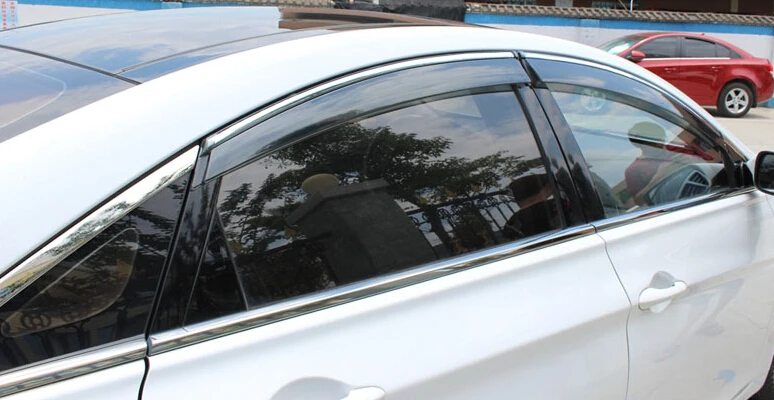 

Солнцезащитный козырек автомобильные аксессуары PP оконный козырек Vent Shades Защита от солнца и дождя 4 шт./компл. для EV Elantra