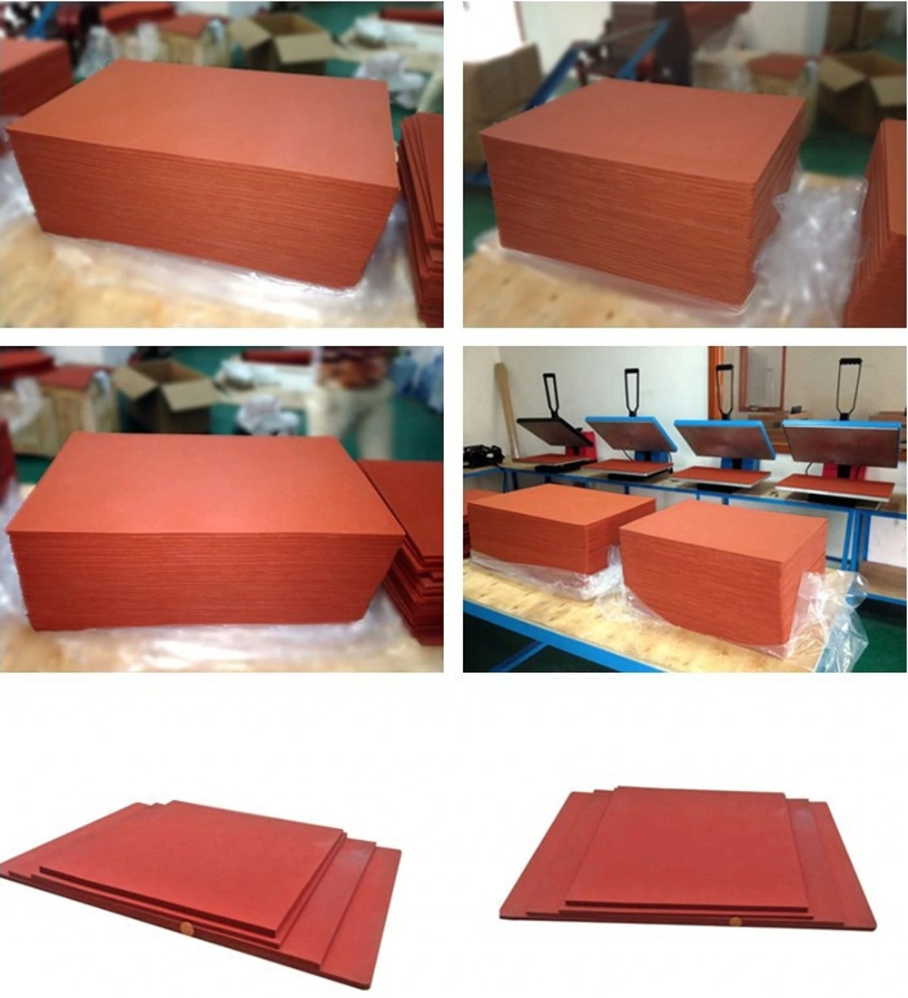 1" x 15" силиконовый коврик для плоского термопресса Замена машины высокая температура PadSilicone губка резиновый лист пластина Pad