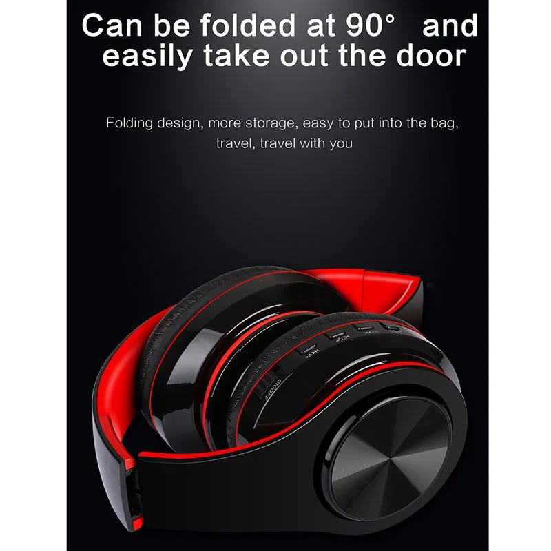 1pc Bluetooth Headset Foldable Stereo High Battery Capacity Wireless Headphone for Computer MP3 ING-SHIPPING | Электроника