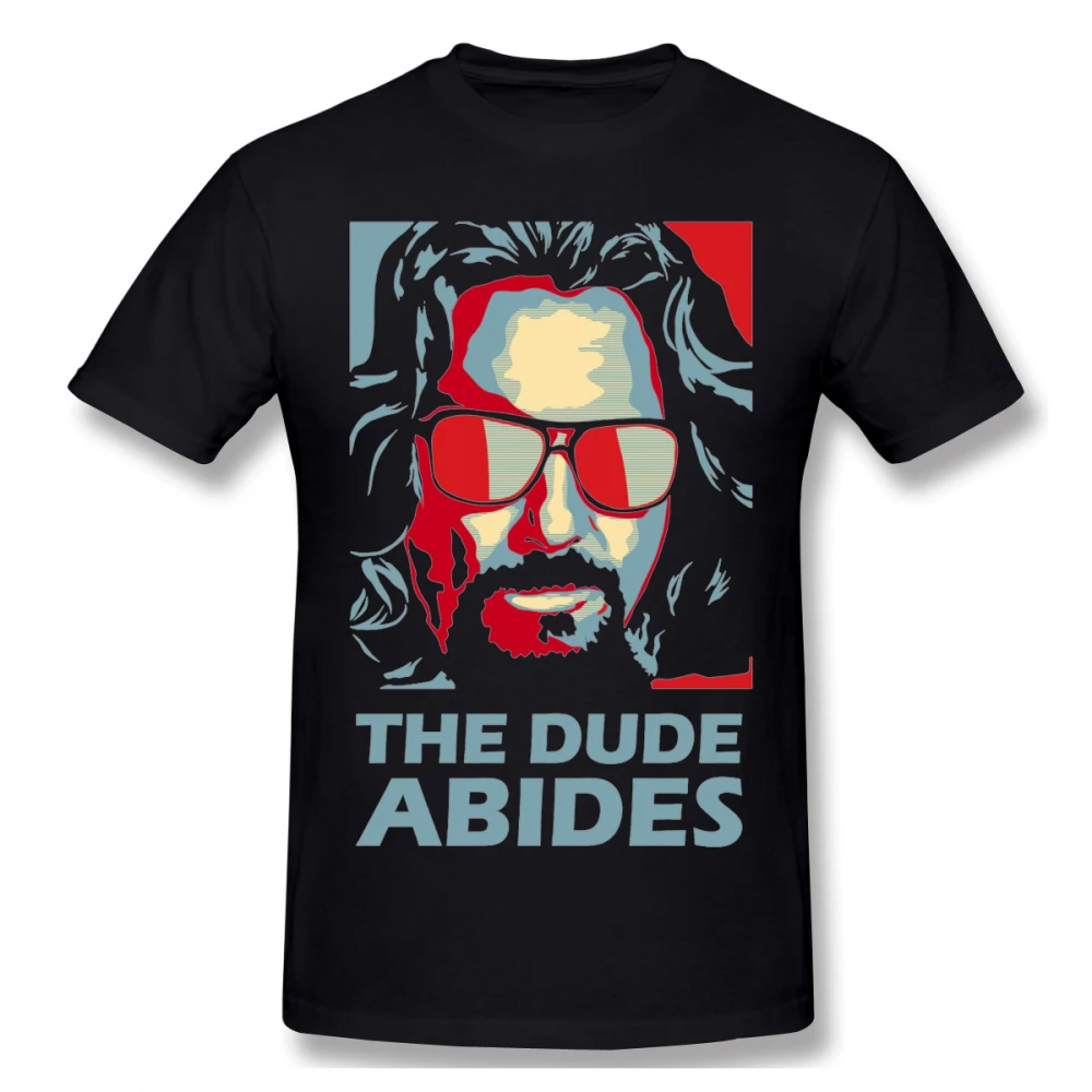 В Dude Abides человек Джефф Бриджес БОЛЬШОЙ ЛЕБОВСКИ футболка для мальчиков
