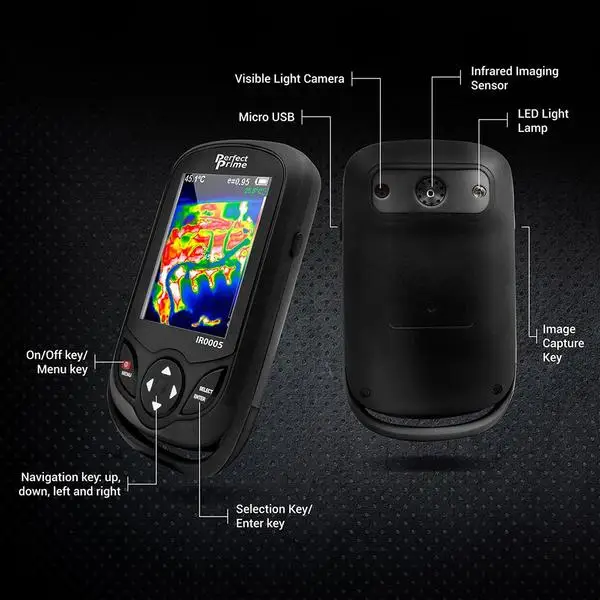 PerfectPrime IR0005 (IR) Инфракрасный Тепловизор Видимый светильник камера 35200 пикселей от