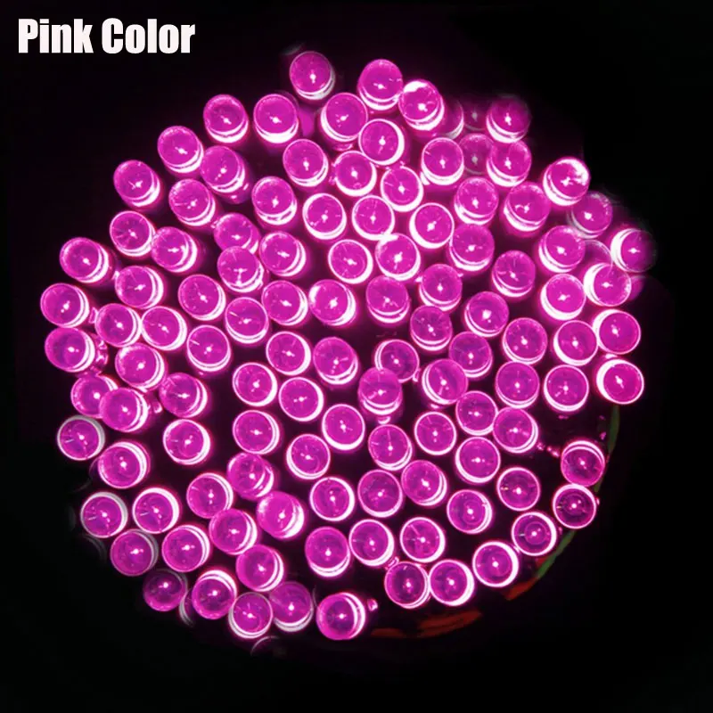 Наружная солнечная панель приведенная в действие 7 цветов светильник 100 LED