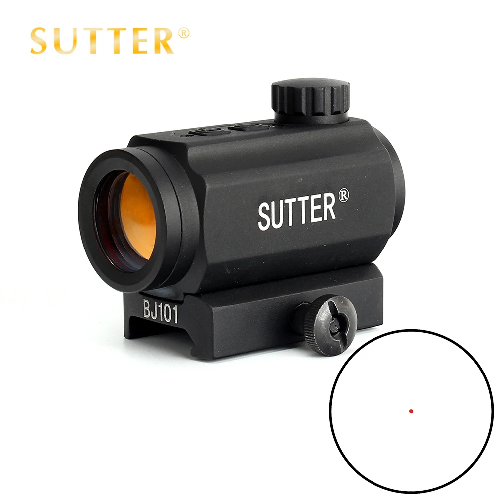 SUTTER низкая мощность Тактическая Охота 1X21 Spec Reflex 5 MOA Red Dot прицел направляющая для оптического прицела ружья