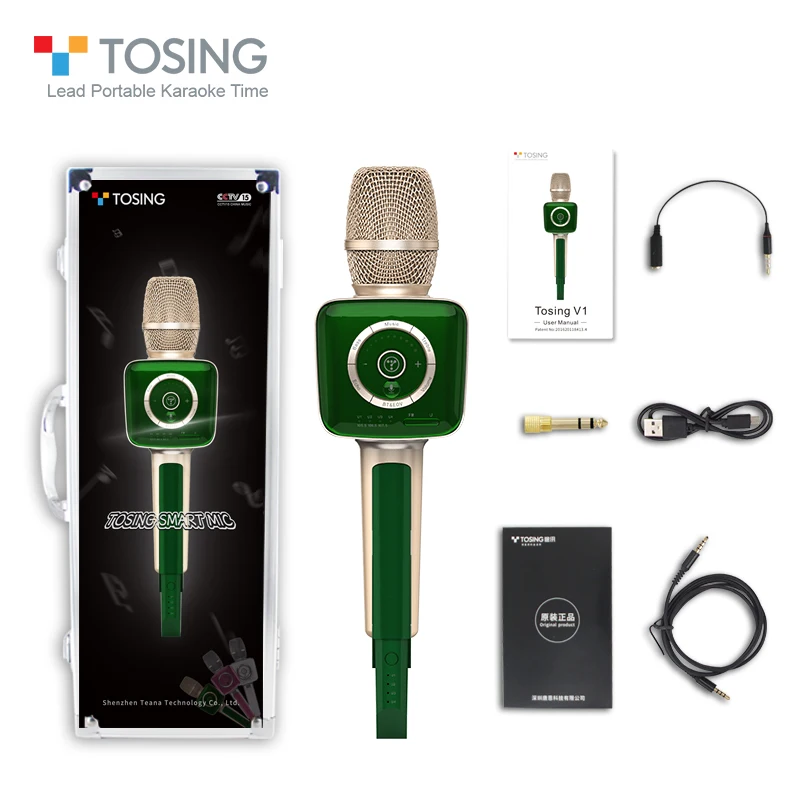 Тосинг микрофон продавец смартфон HIFI bluetooth/FM/UHF/EOV/AUX IN/наушники Ручной беспроводной караоке профессиональный микрофон