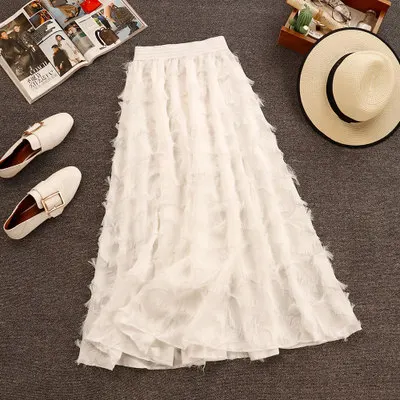 white skirt Новинка года, Весенняя женская рубашка с v-образным воротником, яркая, серебряная, со звездами и блестками+ плюшевая длинная юбка с перьями Женская юбка костюм из двух предметов - Цвет: white skirt