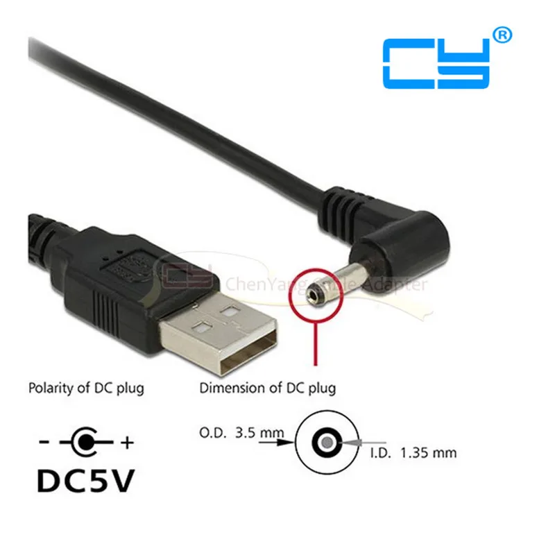 10 шт./лот оптовая продажа USB 2 0 типа папа-3 5 мм штепсельная вилка постоянного тока