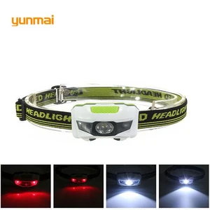 Налобный фонарь Водонепроницаемый, 600 лм, R3 +, 2 светодисветодиодный, AAA, 4 режима