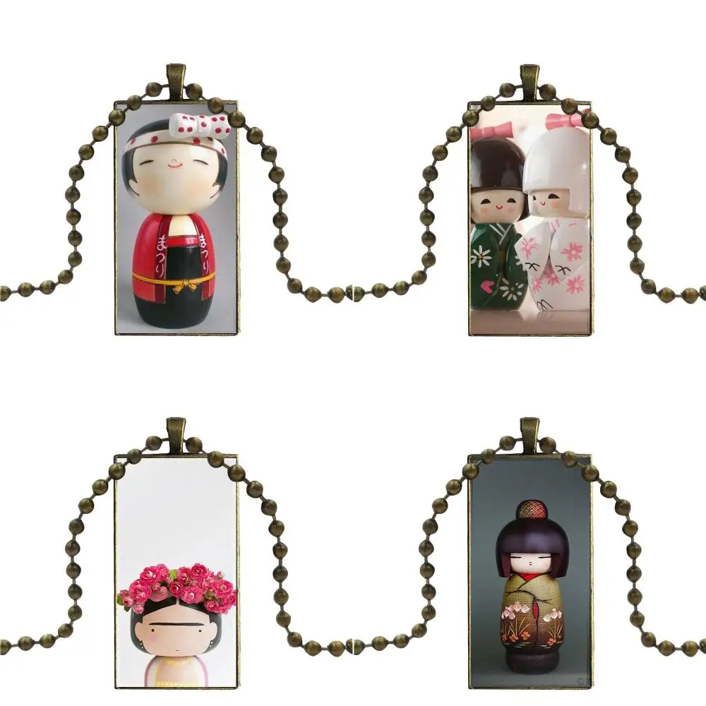 EJ glaze японская Весенняя кукла Kokeshi для женщин детская модная стеклянная подвеска