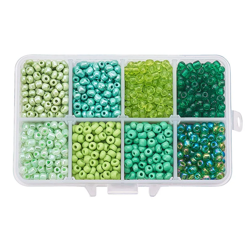 06 diy beads 4 мм DIY бусины ручной работы круглой формы стеклянные бусины DIY Набор для изготовления ювелирных изделий браслет ожерелье DIY аксессуары для ювелирных изделий - Цвет: 06 diy beads