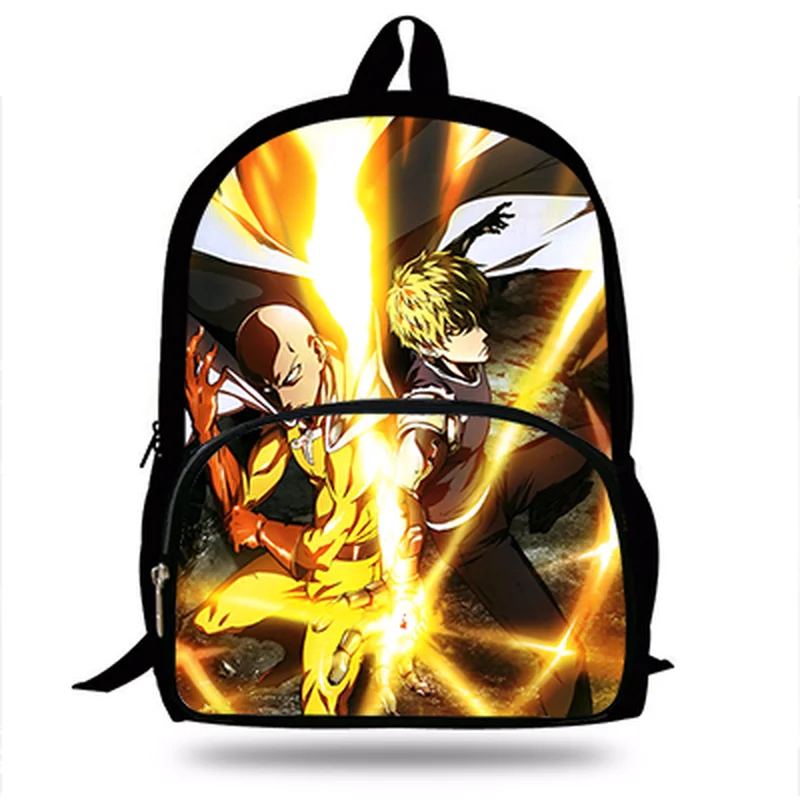 Горячая 16 дюймового One Punch Man Рюкзак Симпатичные комплекты одежды для детей в