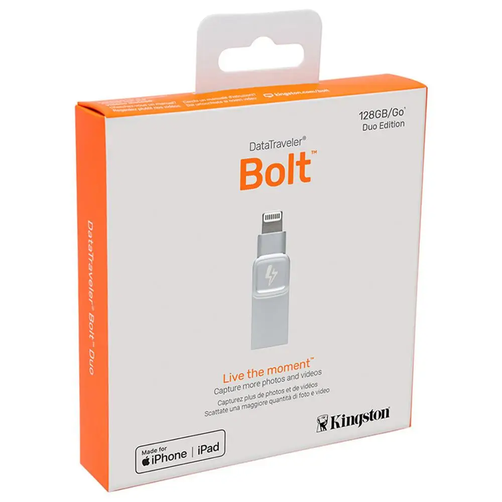 Kingston болт флеш-накопитель Usb 3 0 для Apple iPhone IPad с iOS 9 120 МБ/с. читать Скорость 32 Гб 64 128