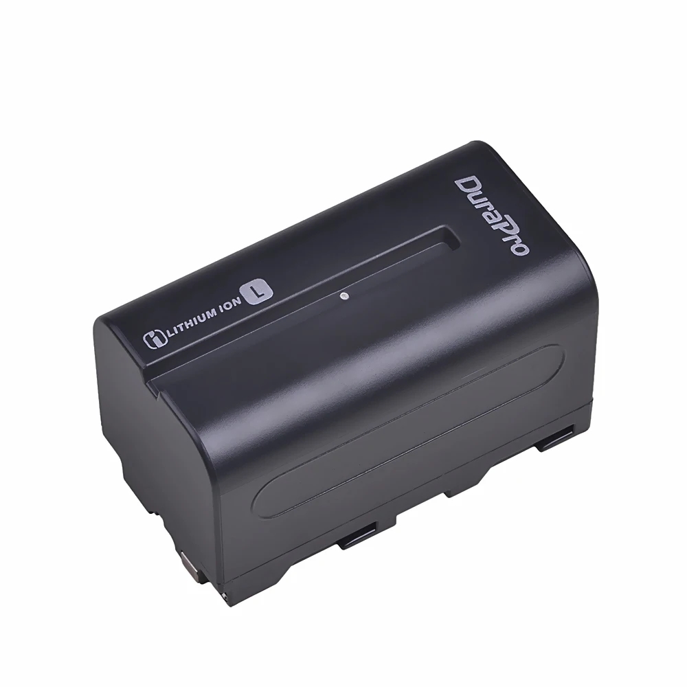 DuraPro 1x5200 мАч NP-F750 NP-F770 батарея камеры + LED быстрое зарядное устройство