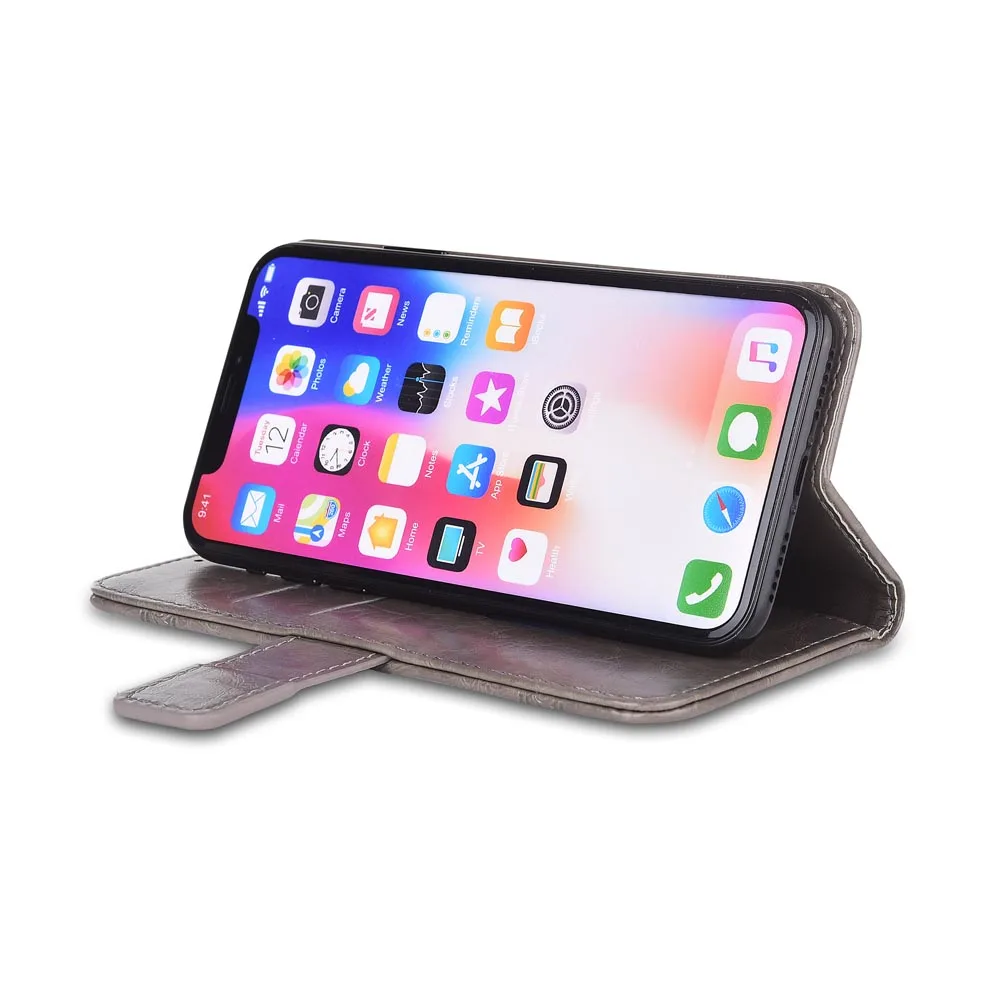 

Flip Leather Case For Wiko Harry Fundas Printed Flower 100% Special wallet stand case with Strap