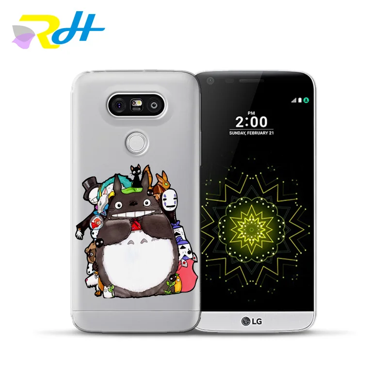 Мягкий милый чехол для LG G4 G5 G6 с изображением Тоторо Q6 Q8 K4 K7 K8 K10 2017 X Power 2 телефона