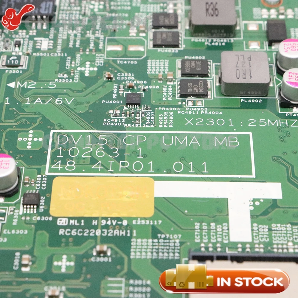 NOKOTION For Dell Inspiron N5040 Laptop Motherboard CN-0X6P88 0X6P88 X6P88 48.4IP01.011 HM57 DDR3 Free CPU | Компьютеры и офис