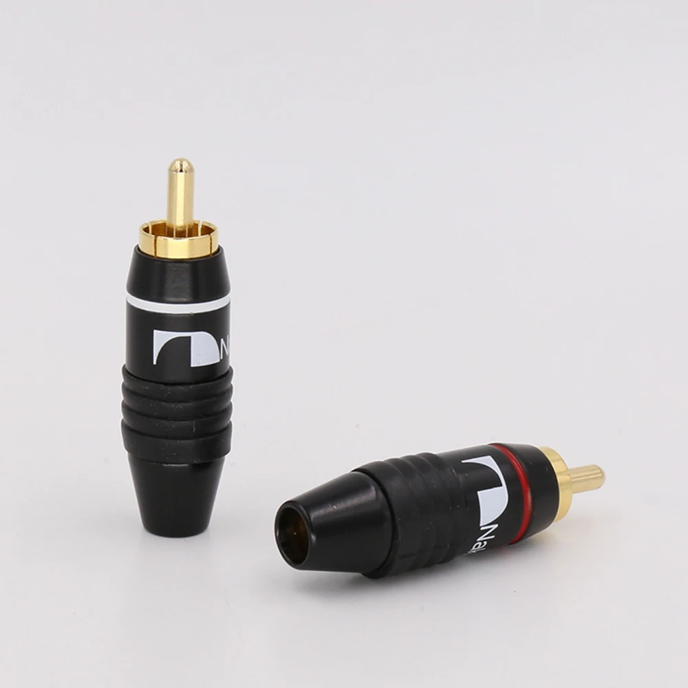 VR004G rca разъем аудио кабель 24 K позолоченный Аудио динамик
