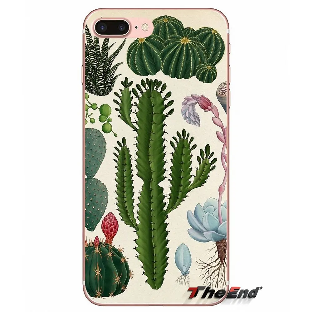 For Samsung Galaxy J1 J2 J3 J5 J7 A3 A5 A7 2015 2016 2017 J330 J530 J730 cactus plants summer Accessories Phone Shell Covers | Мобильные