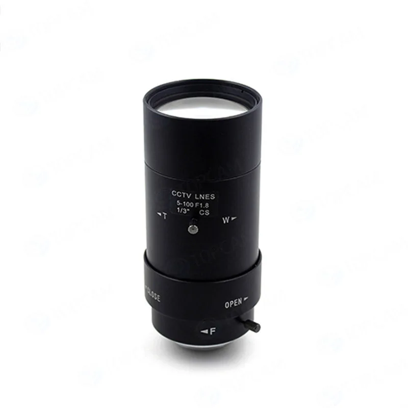 5 100 мм CS F1.8 1/3 &quotварифокальный зум Ручной Радужный объектив для камеры