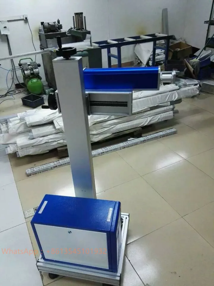 Заводская Прямая Цена CO2 Летающий лазерный маркировочный станок для серийных