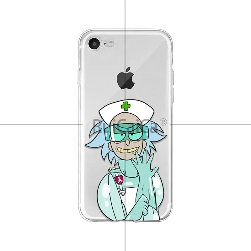 Ruicaica Забавный Rick and Morty ТПУ Мягкий силиконовый чехол для телефона Apple iPhone 8 7 6 S Plus X XS