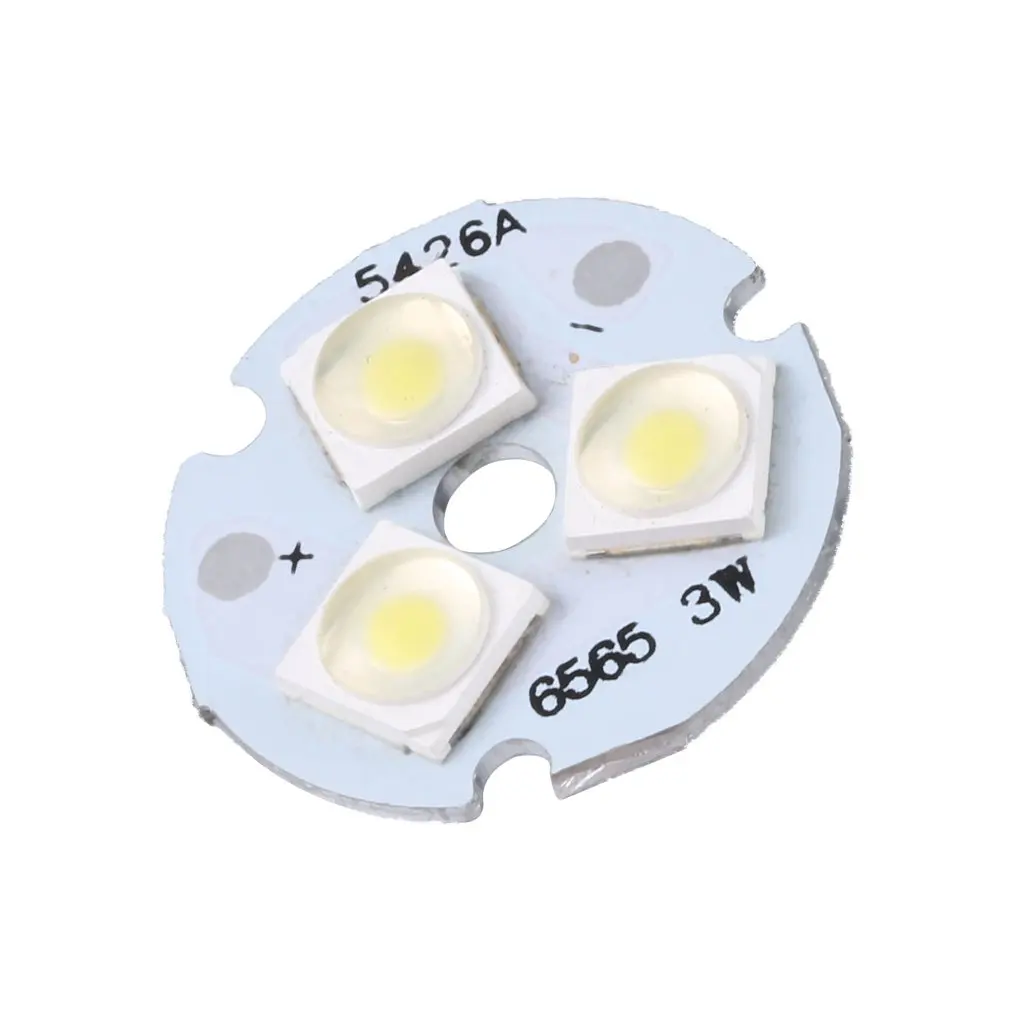 3W чистый белый 3 LED SMD 6565 светильник алюминиевый базовый модуль алюминиевая доска