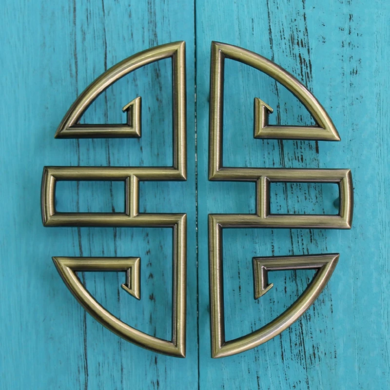 Одна пара симметричных ручек для ящиков в винтажном стиле дверные ручки шкафов