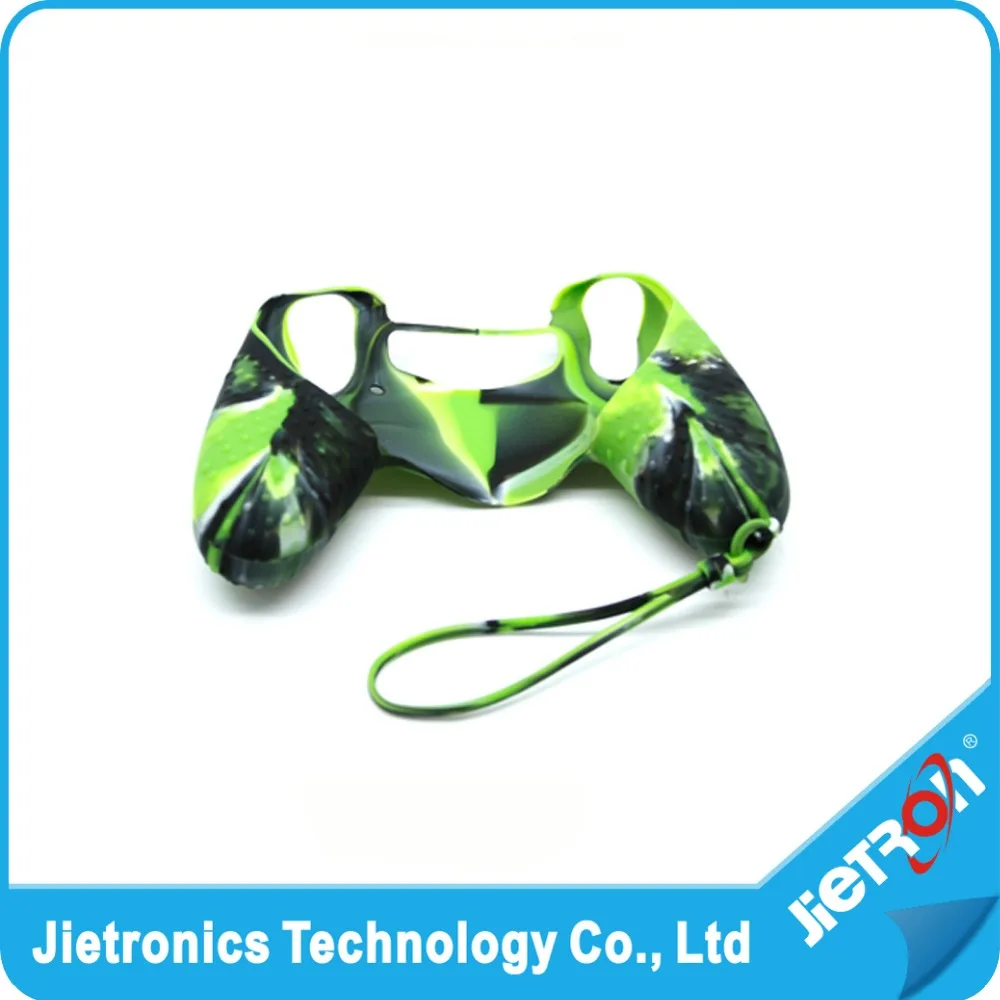 Новый чистый цвет силиконовый защитный чехол для PS4 контроллера от китайского