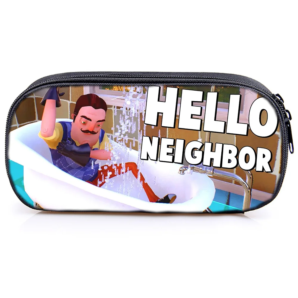 13 Милый детский чехол-карандаш с надписью «Hello neighior», модный высококачественный милый Футляр для канцелярских принадлежностей, сумки для косметики для мальчиков и девочек - Цвет: 13