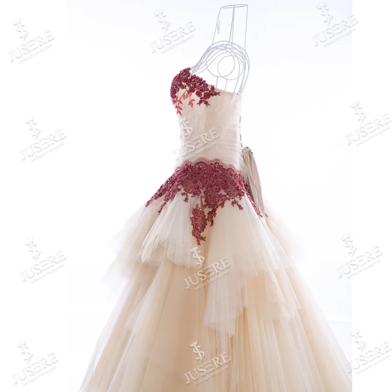 Соблазнительный Асимметричный длинный корсет без бретелек тюль цвета