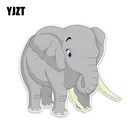 YJZT 15 см * 13,5 см Мультяшные животные слоны ПВХ наклейка автомобиля стикер для высокого качества 5-1996
