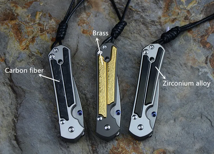 Карманный нож Kevin John Mini Sebenza лезвие M390 титановая ручка инкрустация