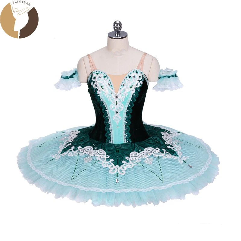 FLTOTURE Esmeralda/балетный костюм Классическая блинная юбка пачка для девочек La Esmeralda