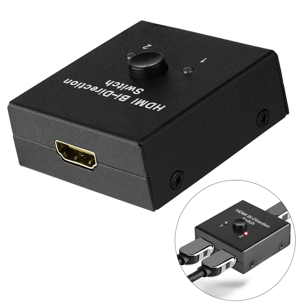 Новое поступление Fosmon 2x1 1x2 Ultra 4 K Bi Direction HDMI 2 0 коммутатор HDCP 3D 1080 p |