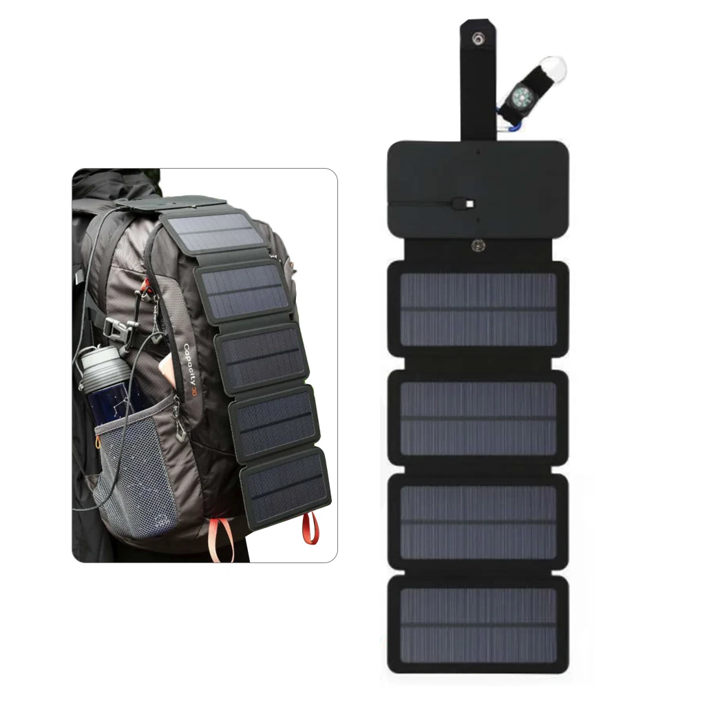 Складное зарядное устройство SunPower на солнечной батарее 10 Вт|Зарядные устройства