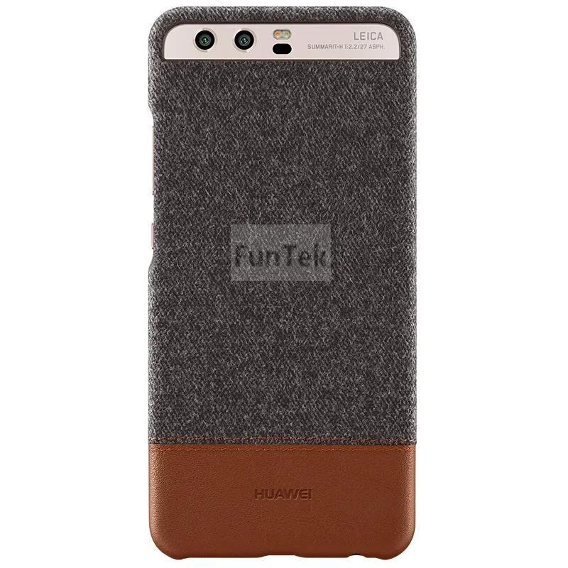 huawei P10 чехол Официальный роскошный чехол PC микс защитный кожаный чехол для huawei P10 чехол-накладка для телефона 5," Жесткий корпус