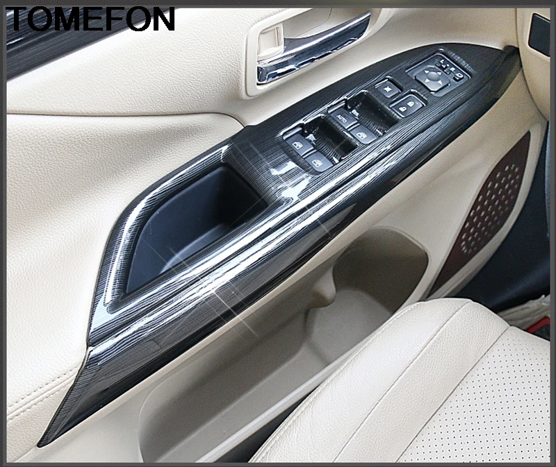 TOMEFON интерьер для Mitsubishi Outlander 2016 2017 дверь подлокотник крышка окна кнопки