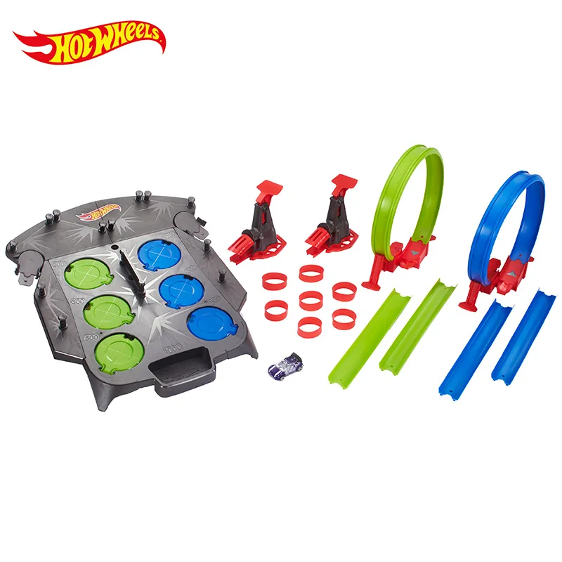 Hotwheels Rebound Raceway двойная Атлетическая гоночная игрушка Hot wheels обучающая игрушка для мальчика подарок на день рождения Рождество FDF27