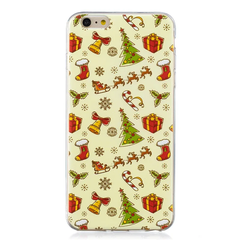 Рождественский фестиваль стиль три сапоги Merry узор телефон чехол для iPhone 6 6S Plus
