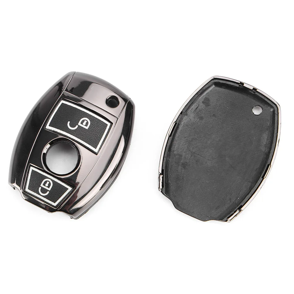 2 Корпус для ключей на кнопке Benz GLA200 GLC200 GLA220 C180 CLA200 ML350 GLK300 E260 Remote Key Fob чехол в виде