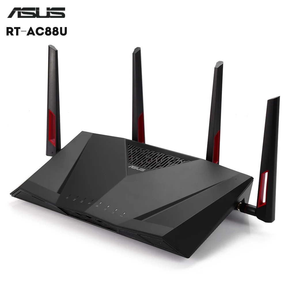 Оригинальный беспроводной маршрутизатор ASUS RT AC88U WiFi Двухдиапазонная сеть 1000 M LAN