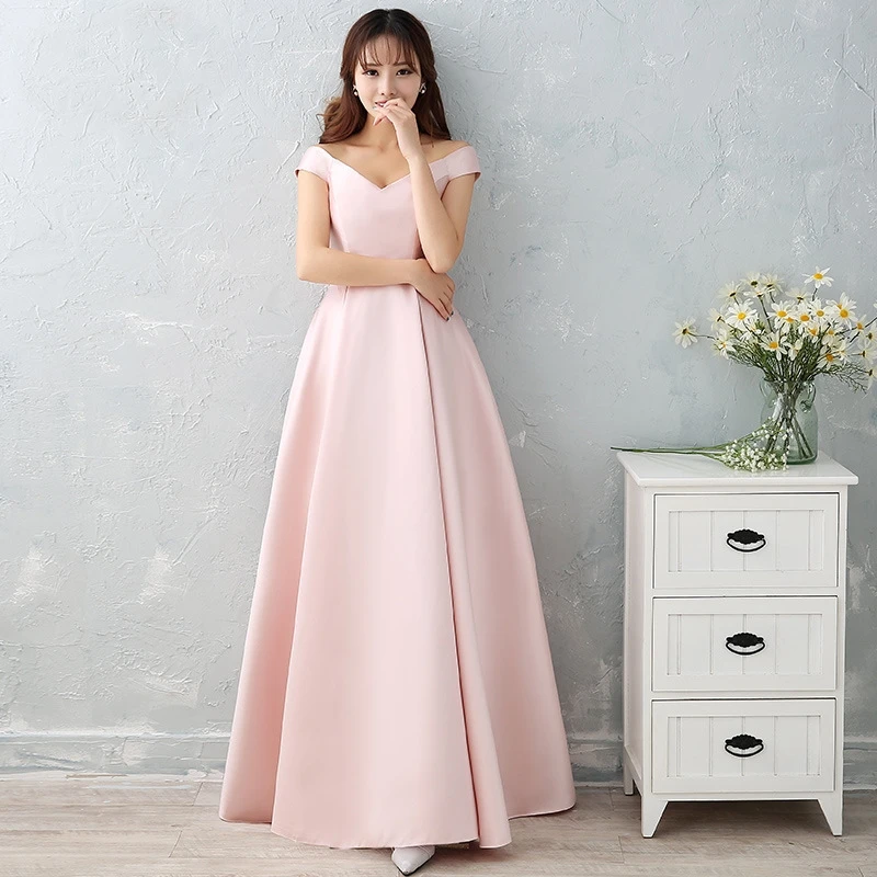 Серое платье подружки невесты 2019 для выпускного вечера Fiesta Vestido Soiree Femme без