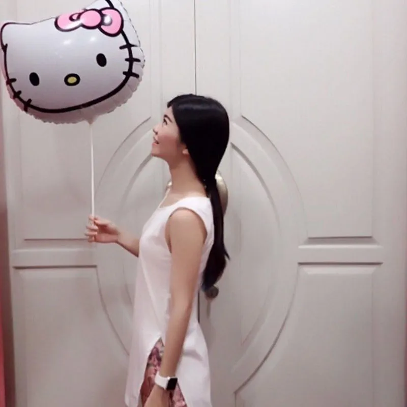 Воздушные шары с гелием hello kitty 10 шт./лот 53*51 см|ballons for babys|helium balloonballons parties |
