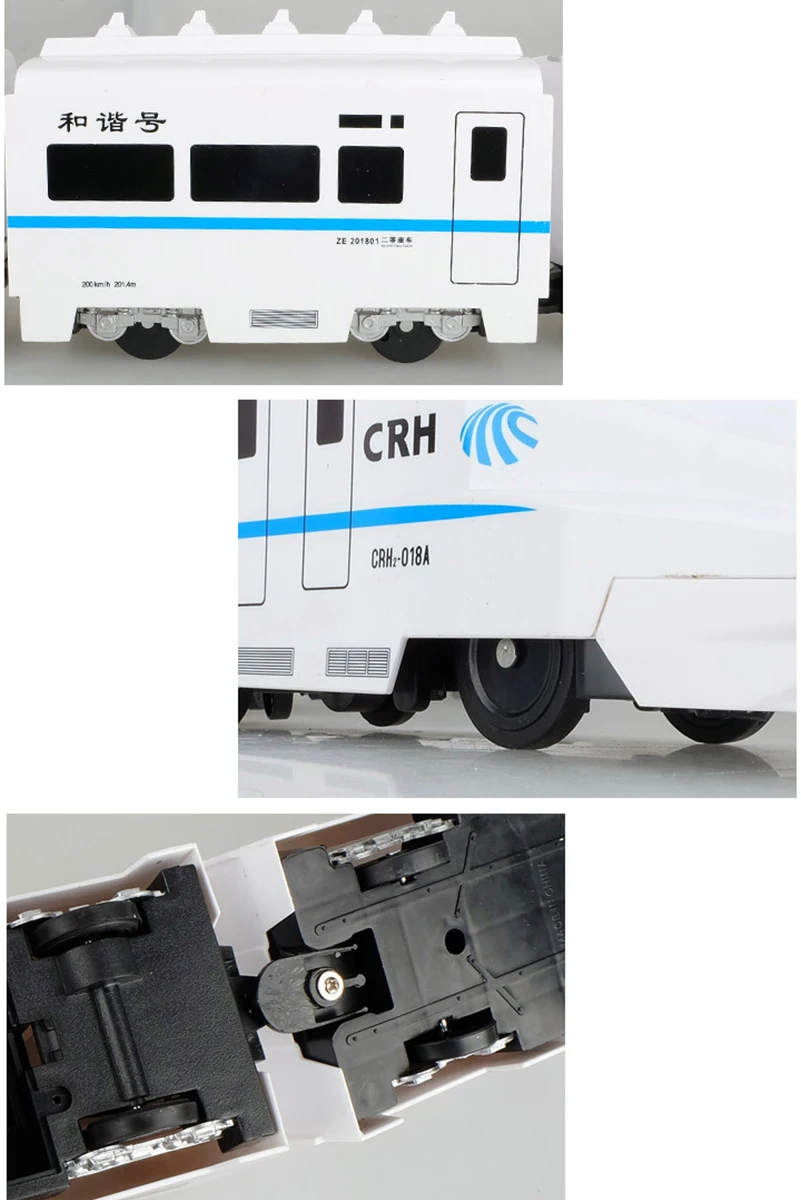 1 Набор 82 см CRH RC поезд игрушки Электрический пульт дистанционного управления поезд Китай железная дорога высокоскоростные поезда модель RC игрушки для детей Подарки