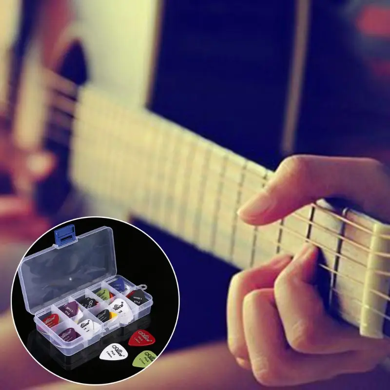 

Guitar Pick 40in1 Case Set Plastic Mix 0.58-1.50 Color Random