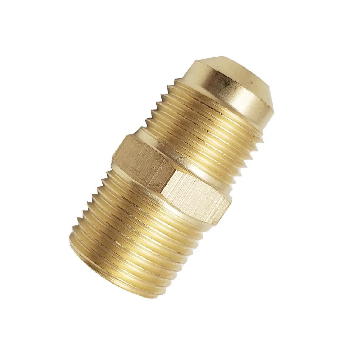 5/"-18 UNF мужской 3/8" расклешенные SAE x 3/" NPT, охватываемая втулка Соединительный адаптер латунный фитинг трубы для топливного клапан для газа, воды